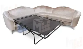 Диван Мокко угловой 3-у-2 бежевый