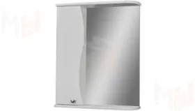 Зеркало-шкаф Волна 55 см левый