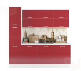 Кухня Люкс МДФ 2,25 с пеналом