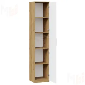 Шкаф для белья Хилтон  Исп. 2 - 303.002.000 Белый матовый