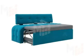 Кухонный диван Бристоль со спальным местом Синий