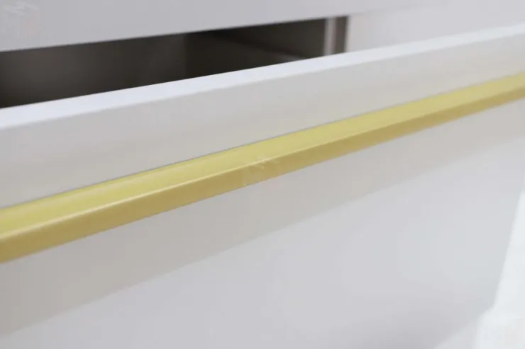 Комод Николь 8 Кашемир/Ручки-сатиновое золото