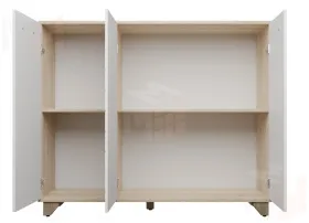 Комод Стокгольм (дуб сонома/белый матовый)