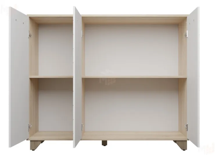 Комод Стокгольм (дуб сонома/белый матовый)