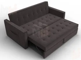 Диван прямой Лига-104 (160) ( SEVEN 727 коричневый )