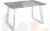 Стол раскладной Райт Лофт 120 Бетон/Белый