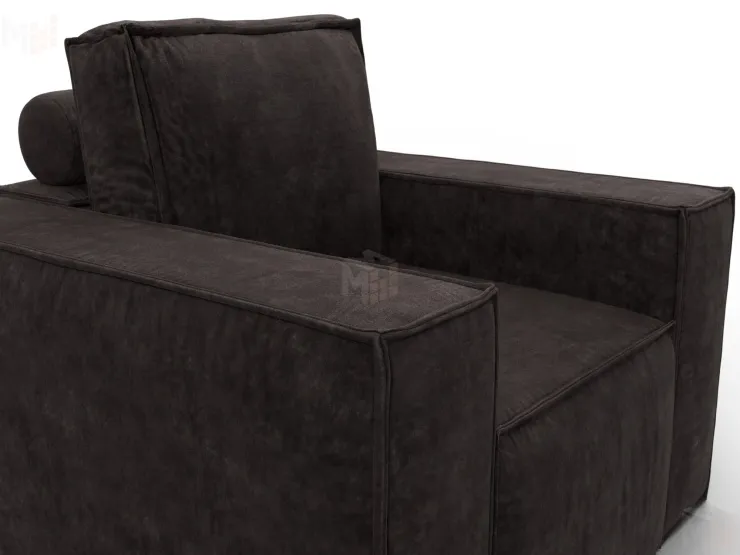 Кресло Лига-081 НПБ ( BRUT 17 коричневый )