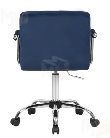 Офисное кресло для персонала DOBRIN TERRY (синий велюр (MJ9-117))