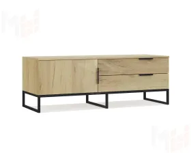 Тумба Бруклин 2 (Дуб Крафт Золотой)