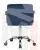 Офисное кресло для персонала DOBRIN TERRY (синий велюр (MJ9-117))