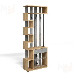 Прихожая Мини-Лайт МЛ-1 Дуб крафт золотой/ателье светлое