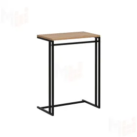Стол приставной Leset Стилвуд 1 (Чёрный/Дуб крафт золотой)