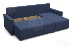 Угловой диван Челси (темно-синий)