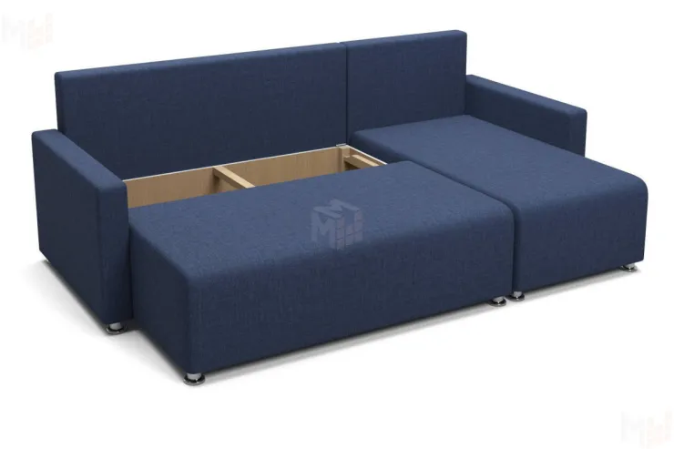 Угловой диван Челси (темно-синий)