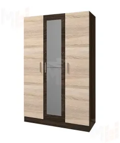 Шкаф Леси 3-х створчатый (кантер/сонома)