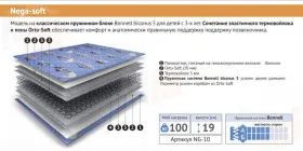 Детский матрас Нега Софт 80*180