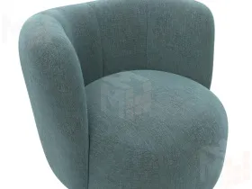 Кресло Лига-072 ( шенилл RIMINI 11 серо-зеленый )
