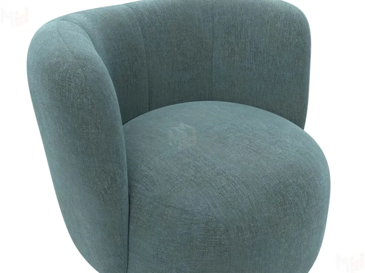 Кресло Лига-072 ( шенилл RIMINI 11 серо-зеленый )