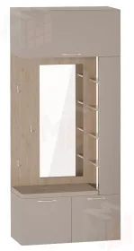 Вешалка с зеркалом  Джерси