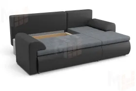 Угловой диван Цезарь (правый) серый