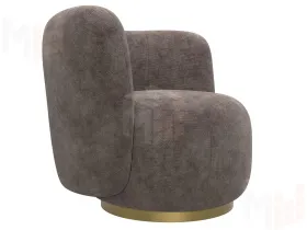 Кресло Лига-072 ( шеннил CRUZ 35 коричневый )