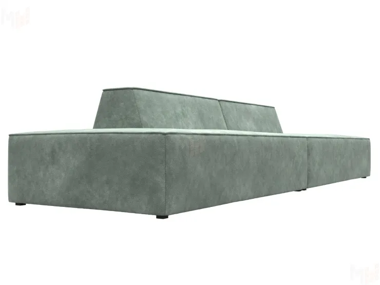 Диван прямой модульный Монс лофт ( BRUT 08 зеленый )