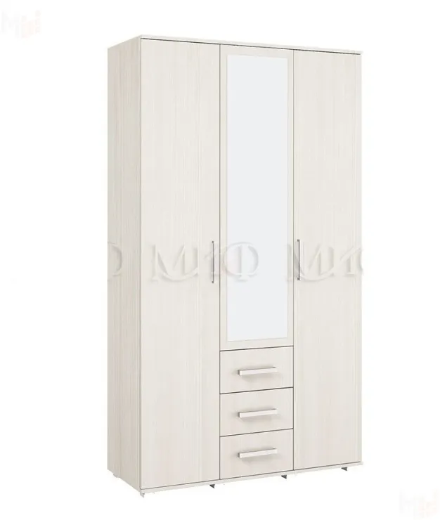 Шкаф Белла 3-х створчатый (сандал)