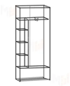 Шкаф-купе Ольга-Милк 10.1 Винтерберг