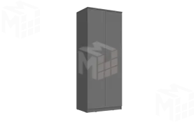 Шкаф Челси 2-х ств платяной (графит)