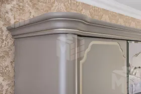 Шкаф Лали 4-дверный серый камень