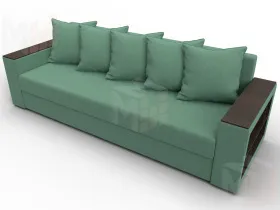 Диван прямой Дубай Лайт ( Зеленый )