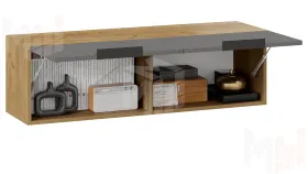 Шкаф настенный Хилтон  404.001.000 Графит