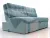 Диван прямой Лига-107 (160) ( SEVEN 113 бирюзовый )