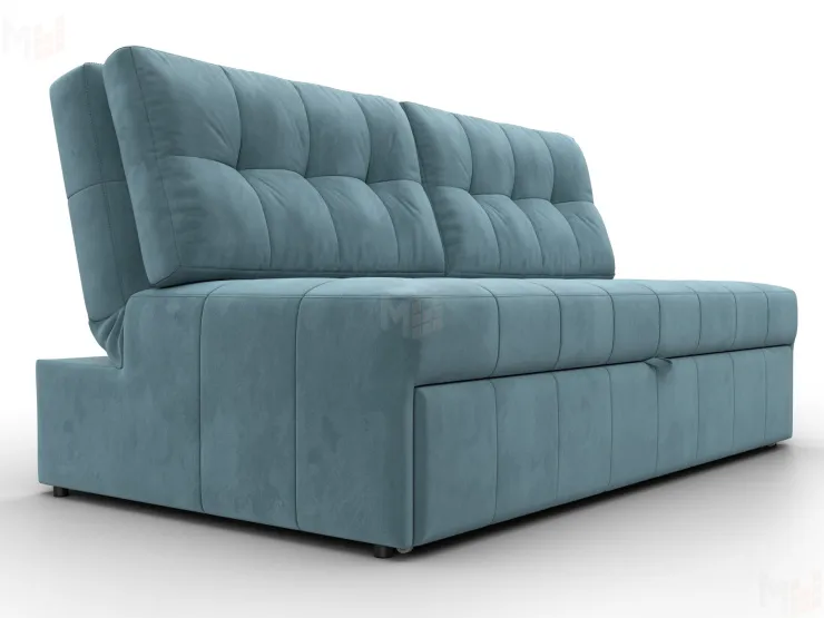 Диван прямой Лига-107 (160) ( SEVEN 113 бирюзовый )