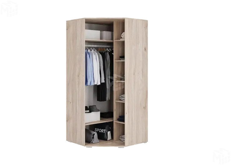 Лайк Шкаф угловой 06.01 дуб мария/графит