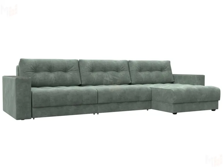 Диван угловой с декором Лига-049 НПБ Лонг