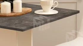 Стол обеденный Анкона Тип 1 Белый, Ателье темный