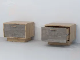 Тумба Т-5 ПД Эго Дуб Крафт Золотой/Камень Темный