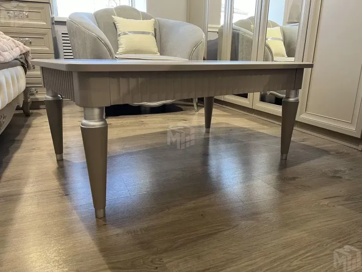 Столик прямоугольный  Гравита серый камень