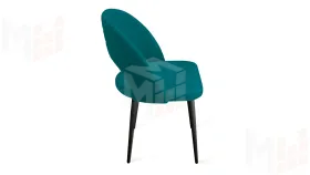 Стул Гэтсби К1К Черный муар, Велюр Confetti Izumrud