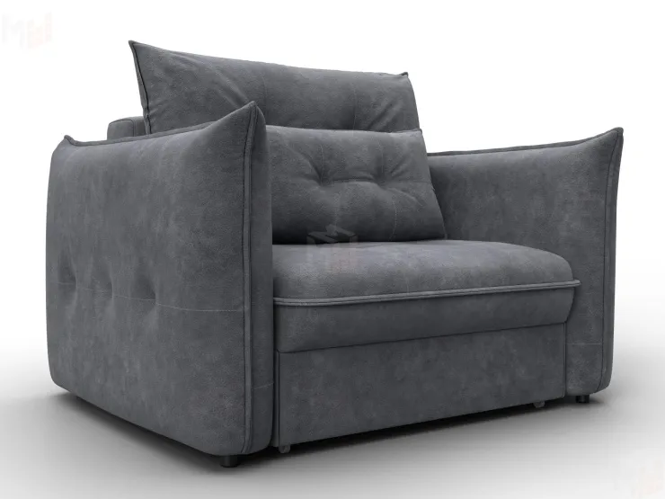 Кресло Лига-100 НПБ ( BRUT 16 темно-серый )