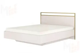 Кровать Николь 7.14 с основанием Кашемир/сатиновое золото