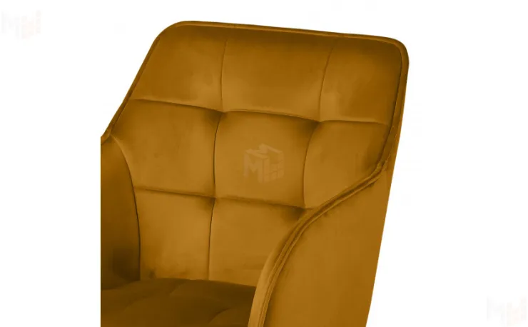 Кресло поворотное Мони Confetti chai tea/белый