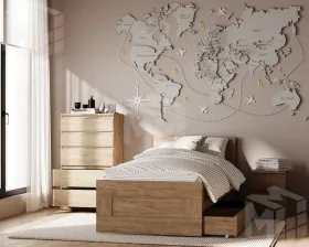 2.03.02.070.3 КАСТОР комод 5 ящиков RU сонома