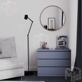 S01057 Варма 3 комод 80х77х40, серый