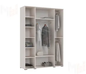 Шкаф Норд 4-х створчатый (кашемир), ручки золото