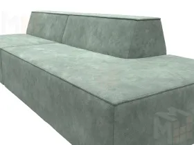 Диван прямой модульный Монс Модерн правый ( BRUT 08 зеленый )