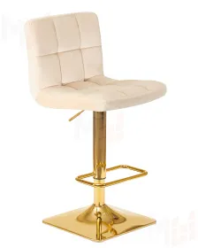 Стул барный DOBRIN GOLDIE (бежевый велюр (MJ9-10))