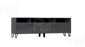 Гостиная Оливия графит, комплект 2