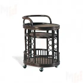 Столик сервировочный из ротанга 21/06